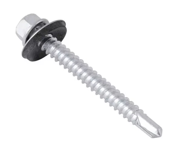 Parafuso Auto Brocante Sextavado (Com Flange) - 12 x 2.1/2"