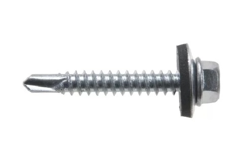 Parafuso Auto Brocante Sextavado (Com Flange) - 14 x 1.1/2"