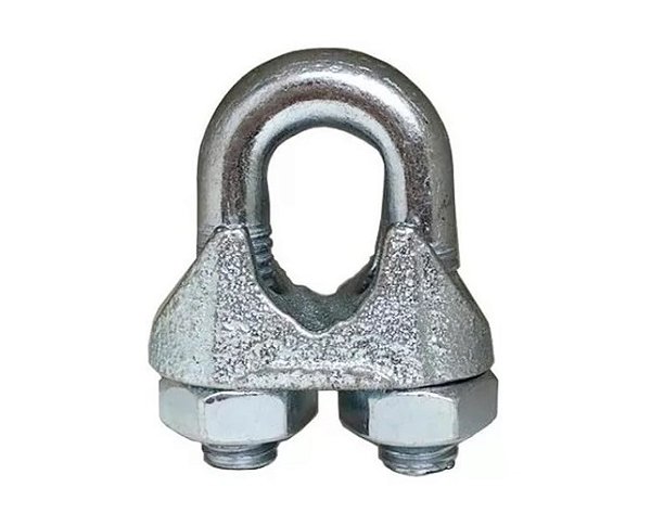 Grampo para Cabo de Aço (6mm) - 1/4"