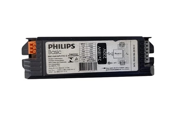 Reator Eletrônico (220V) - 2 x 18W