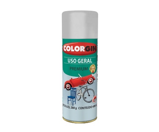Tinta Spray (Uso Geral) - Alúminio p/Rodas