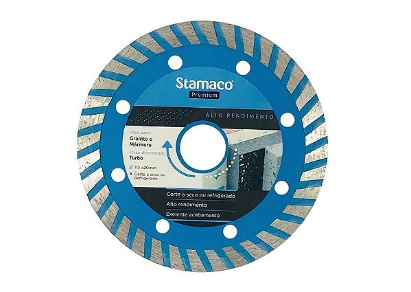 Disco Diamantado Azul Turbo (4.3/8") - 110 mm