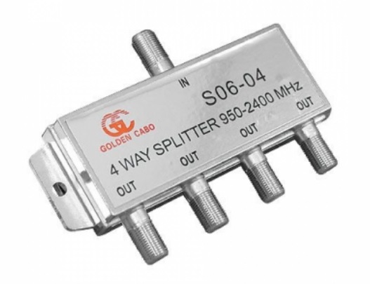 Divisor para Antena - 4 Saídas