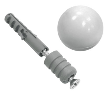 Batedor de Porta Bola - Branco