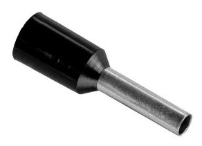 Terminal Tubular (Preto) - 1,5mm²