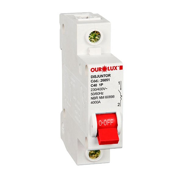 Disjuntor Ourolux (Unipolar) - 40A