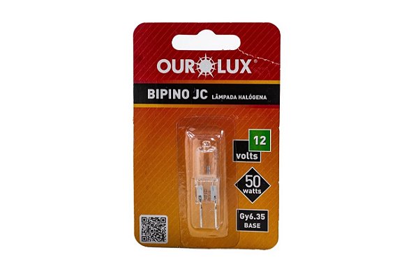 Lâmpada Halógena Ourolux Bipino (12V) - 50W
