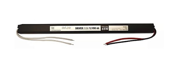 Fonte Driver Slim Bivolt 4A (48W) - 12V
