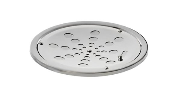 Grelha Redonda Inox 15cm 430 (c/Caixilho) - Estilmax
