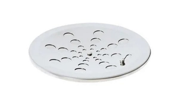 Grelha Redonda Inox 15cm 430 (s/Caixilho) - Estilmax
