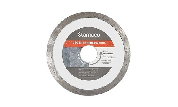 Disco Diamantado Contínuo (110×22,22mm) - Stamaco