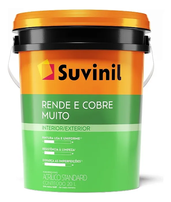 Tinta Látex Acrílica Branca (Toque Rende & Cobre Muito) - 20L