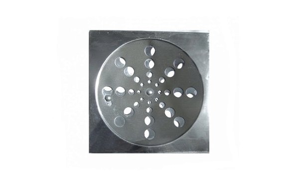 Grelha Inox Quadrada - 15cm