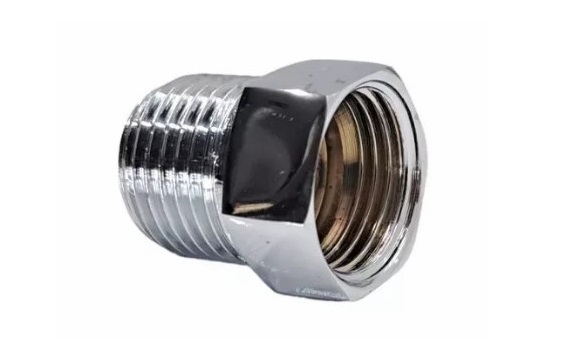 Aumento Cromado Curto (777) - 1/2"
