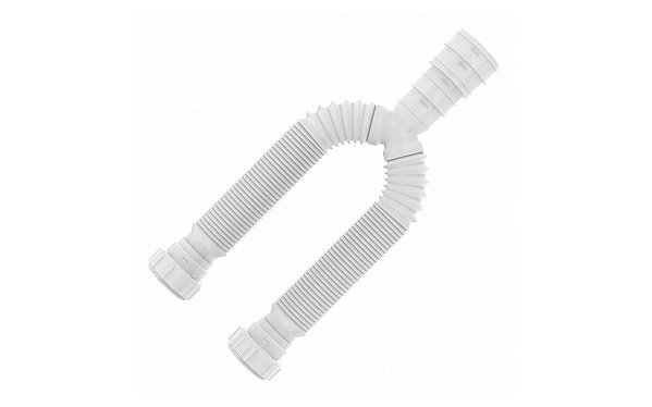 Sifão Tubo Extensível (Branco) - Duplo