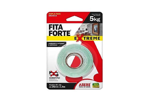 Fita Dupla Face (Forte) - 24mm x 1,5m