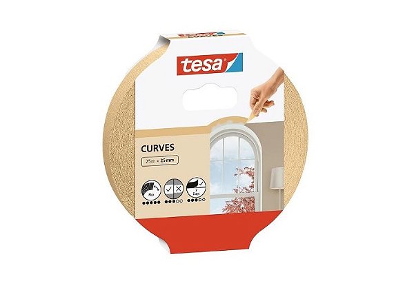 Fita Crepe (Curvas) - 25mm x 25m
