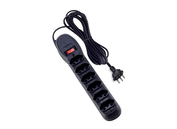 Filtro de Linha (com 5 Tomadas) - 6m