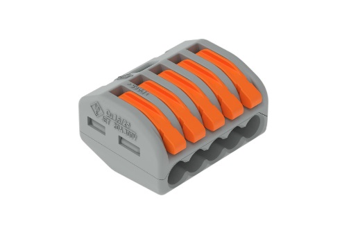 Conector de Emenda Elétrico (222-415) - 5 Polos