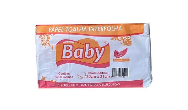 Papel Toalha Interfolhas (20x21cm) - 1000 Folhas