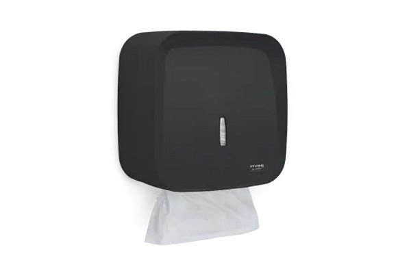 Dispenser Papel Higiênico Invoq (Preto) - Cai-Cai