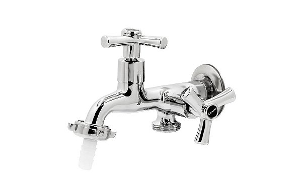 Torneira Cromada para Tanque/Máquina de Lavar 1/4 de Volta (1153 C29) - Carneiro