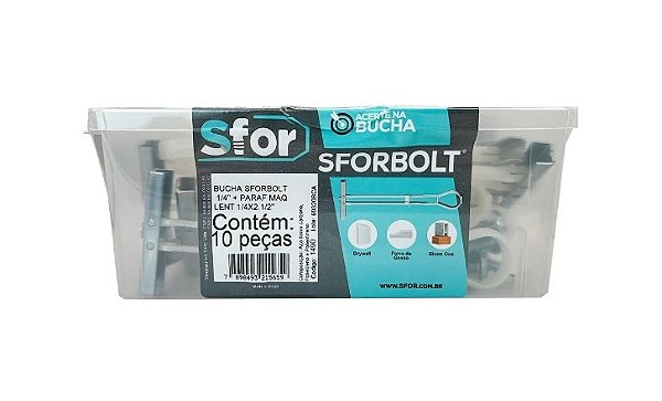 Kit Bucha Sforbolt (com Parafuso) - 1/4x2½