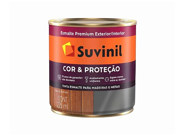 Suvinil Esmalte Cor & Proteção (Branco Brilhante) - 1/16