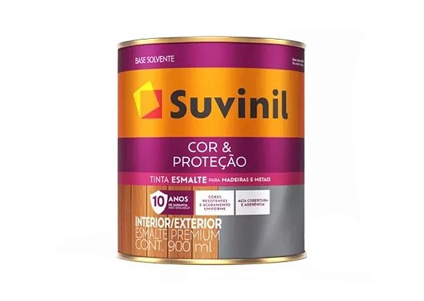Suvinil Esmalte Cor & Proteção (Cinza Escuro) - 1/4