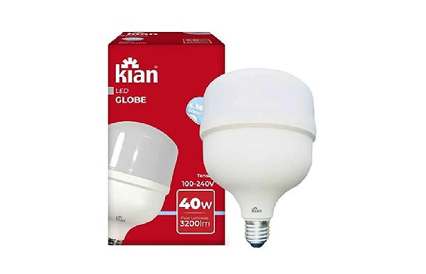 Lâmpada LED Bulbo Bivolt (40W) - 6500K