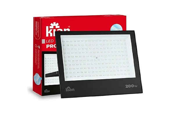 Refletor Preto LED IP65 (200W) - 6500K