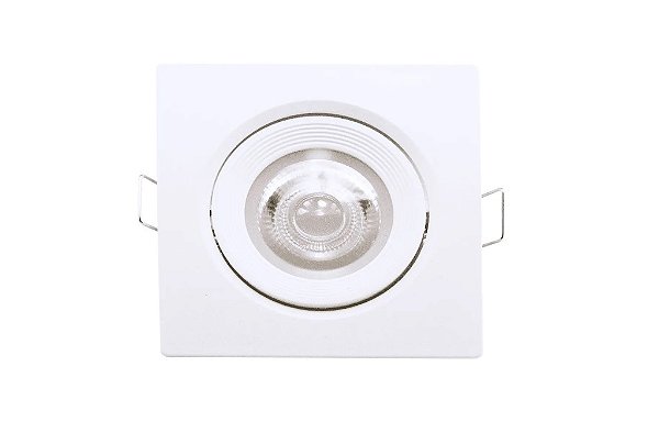 Spot LED Embutir Quadrado (7W) - 6500K