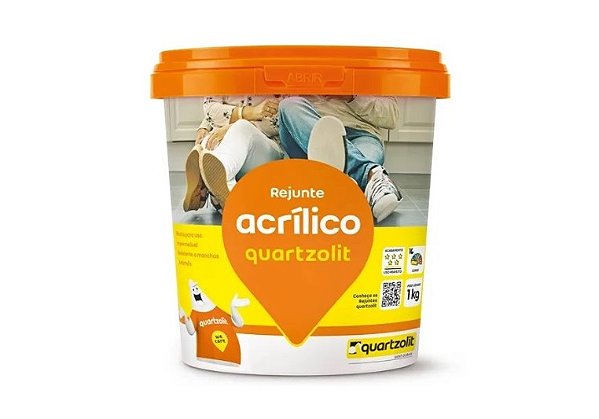 Rejunte Acrílico Marrom Tabaco 1kg - Quartzolit