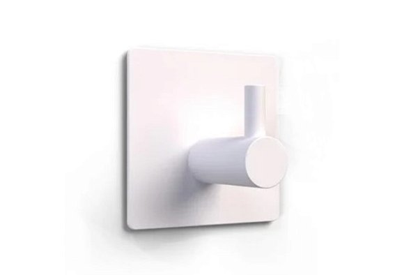 Gancho de Metal Quadrado - Branco