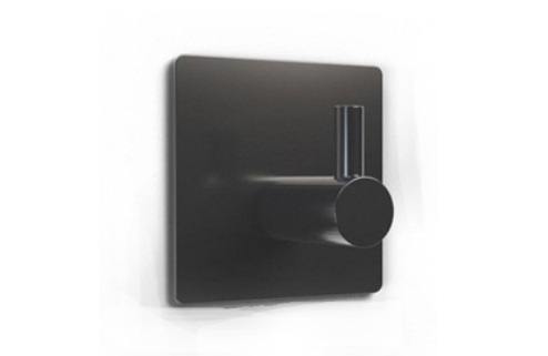 Gancho de Metal Quadrado - Preto