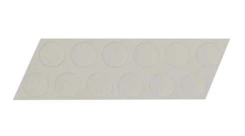 Tapa Parafuso Branco Adesivo (12 peças) - 12mm