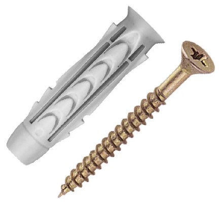 Parafuso Philips Cabeça Chata Com Bucha (100 Unidades) - 6mm