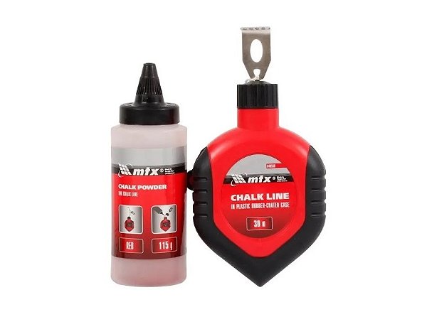 Giz de Linha 30m (p/marcação) - Vermelho