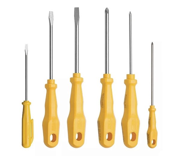 Jogo de Chaves de Fenda (6 Peças) - Tramontina