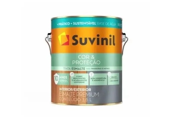 Esmalte Fosco Seca Rápido Branco (3,6L) - Suvinil