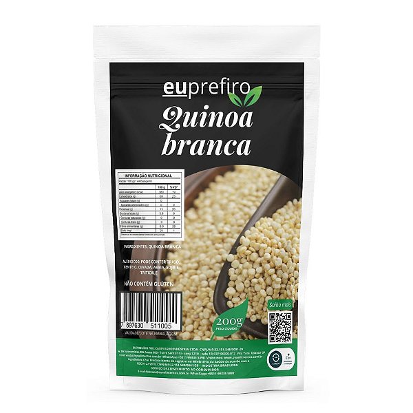 Quinoa Branca 200g - Euprefiro: Alimento saudável e versátil