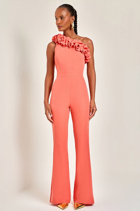 MACACÃO ORIGAMI LARANJA