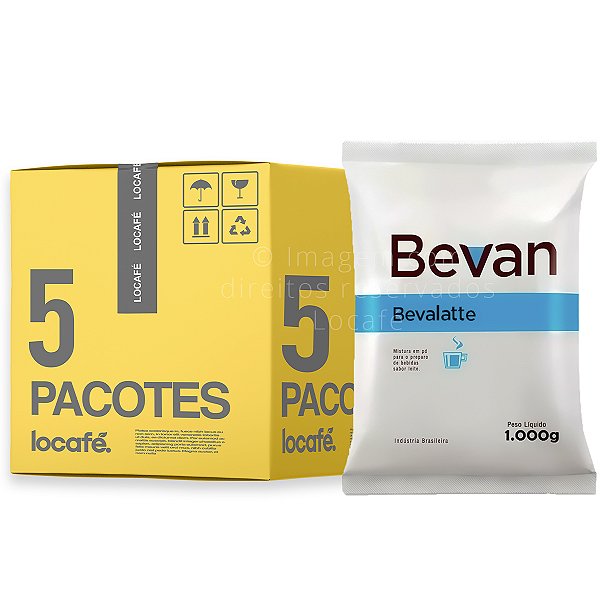 Leite Em Pó Solúvel Bevalatte Bevan - 5Kg (5x1kg)