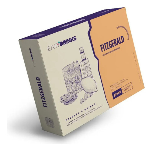 Easy Drinks 6 Sachês Preparo Fitzgerald Base Liquida