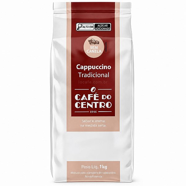 Cappuccino Solúvel sem Canela - Café Do Centro 1Kg