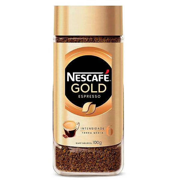 Nescafé Solúvel Gold Espresso Intensidade 6 - 100g
