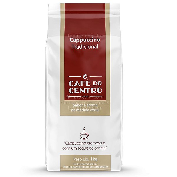 Cappuccino Solúvel Tradicional - Café Do Centro - 1kg