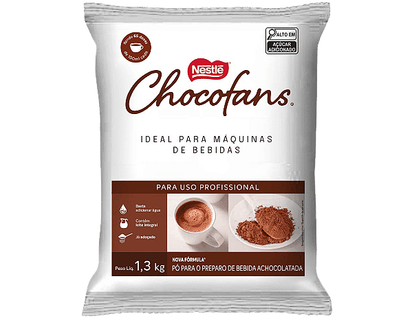 Achocolatado Vending Chocofans 1,3 Kg - Nestlé