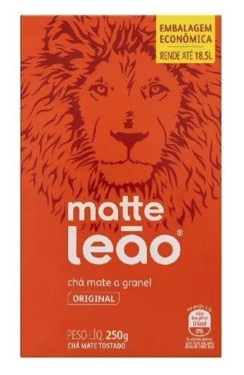 Chá Matte Leão Original Granel - Caixa com 250g