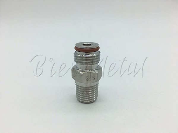 Adaptador Ball/Pin Lock para 1/4 NPT ------ 19/32 M X 1/4 M